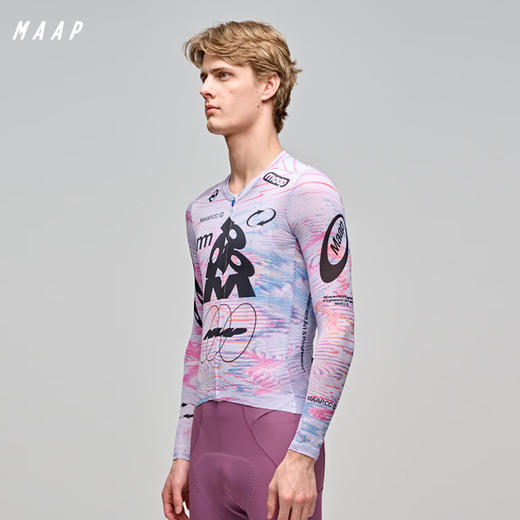 MAAP 男士 Chroma系列 Pro Air 3.0 旋风紫 长袖骑行服 商品图0