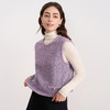 EITIE爱特爱紫色小香风时尚气质无袖上衣叠穿外搭25秋冬新款背心D2513905 商品缩略图1