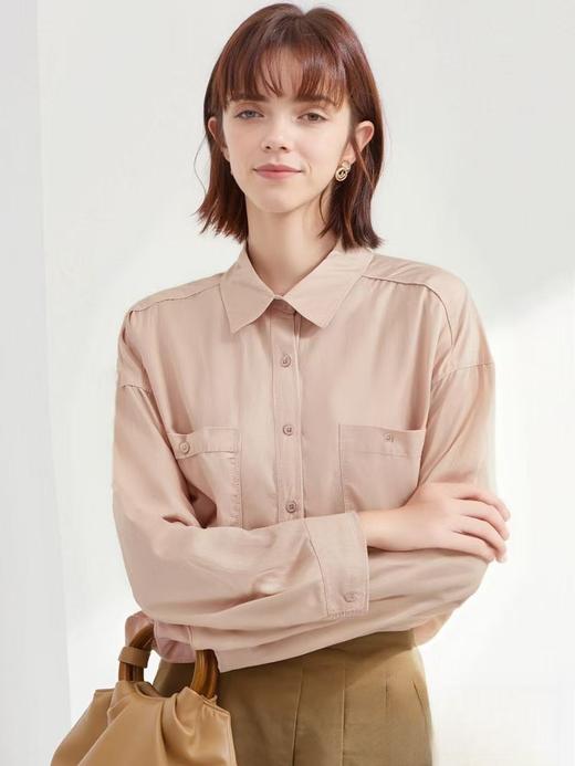 古泥品牌7500 棉➕再生纤维衬衫-喜出 商品图5