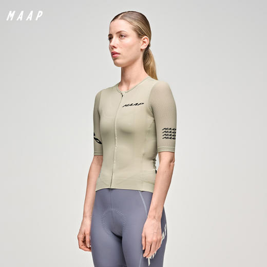 MAAP 女士 Emerge Jersey 流沙绿 短袖骑行服 商品图0