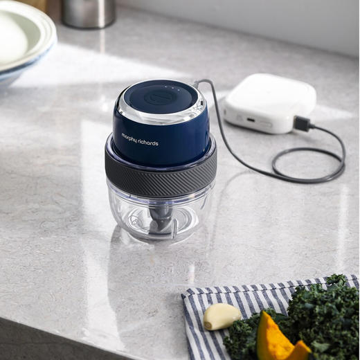 morphy richards摩飞无线套娃绞肉机MR9403蓝色 商品图3