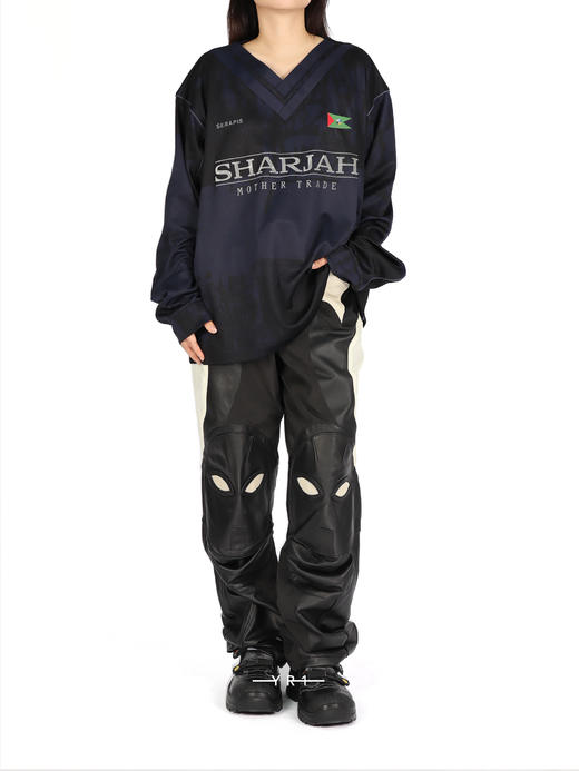 SERAPIS | 海军蓝双 V 领足球上衣 商品图7