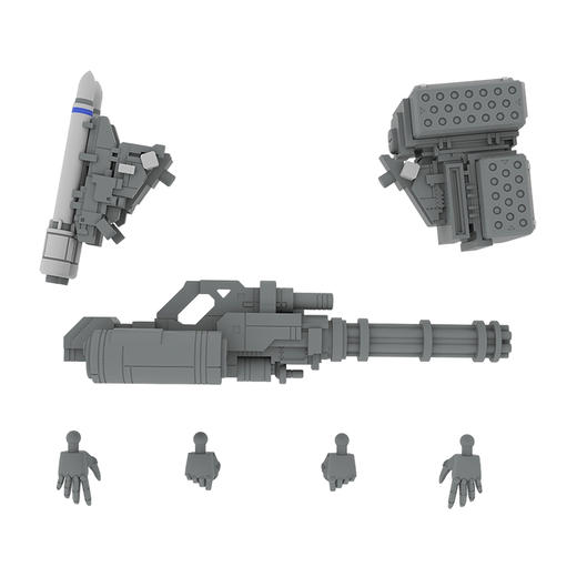【GSC现货】扩展套装D 5inM 1/48 装甲步兵用[DRu35MLC R25火箭 M7A加特林 张开手（左右） 握拳手（左右）] POWERDoLL 商品图4
