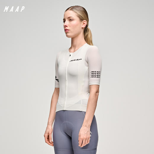 MAAP 女士 Emerge Jersey 秋雾白 短袖骑行服 商品图0