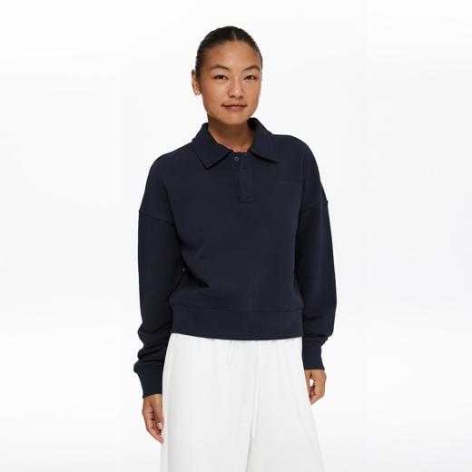 oneup短款POLO毛圈卫衣 商品图2