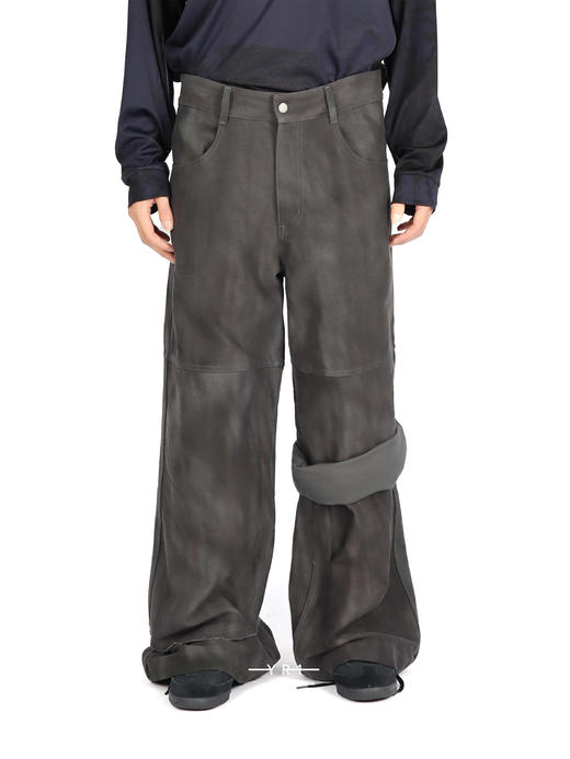 Printed Scrunch Layered Sailor Pants 商品图0