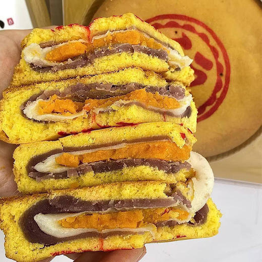 【网红爆款】芋泥麻薯大月饼500g1斤装 商品图2