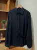 冰点价！仅限11.11！退货勿拍【秋新品】古泥7029 100%天丝黑色长袖衬衫-喜出 商品缩略图2