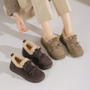 西村名物2024年冬季新款防滑厚底毛毛内里保暖短靴雪地靴T24DM48441 商品缩略图0