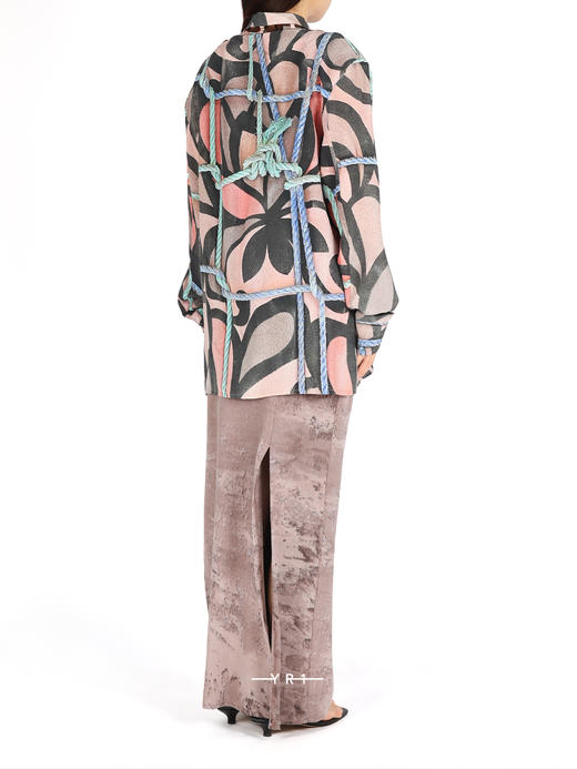 SERAPIS | 花卉浮标真丝衬衫 商品图7