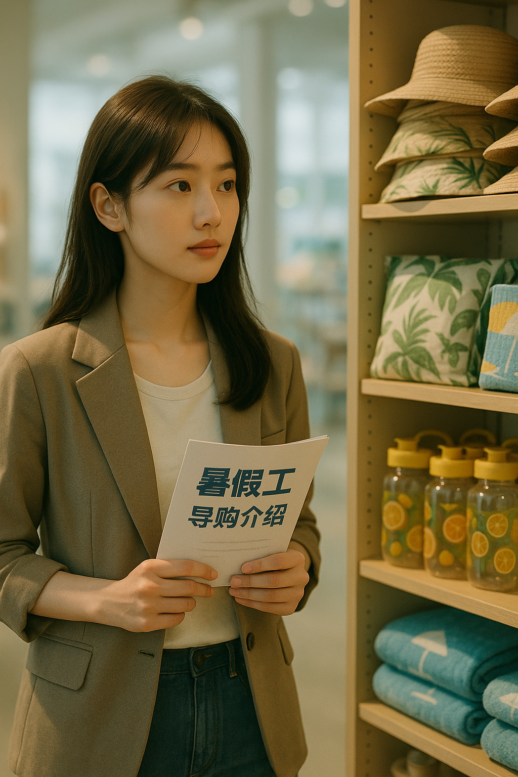暑假工导购具体是什么岗位？