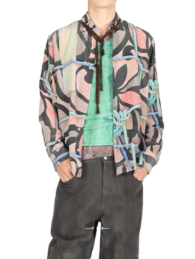 SERAPIS | 花卉浮标真丝衬衫