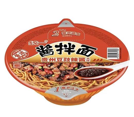 统一酱拌面贵州豆豉辣酱风味115g/碗（B8-02-05） 商品图0
