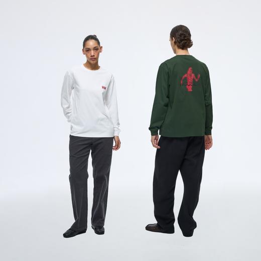 WassupHouse跑步者印花长袖T恤 商品图2