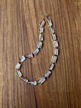 SpoiledBrat Jewelry天然白水晶项链