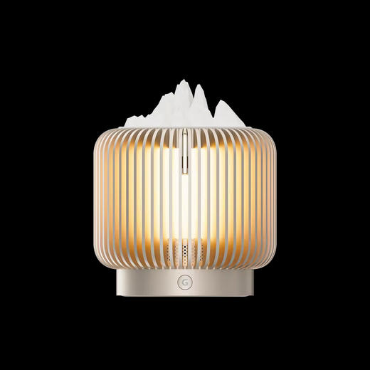 GOSIRY果子理 阿尔卑斯香薰小夜灯蓝牙音响-沙漠金 商品图1