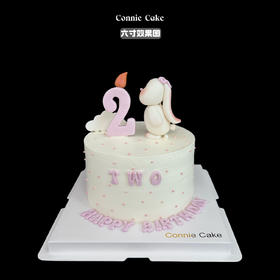 萌趣定格，甜蜜时刻｜会“吹蜡烛”的翻糖小兔子蛋糕