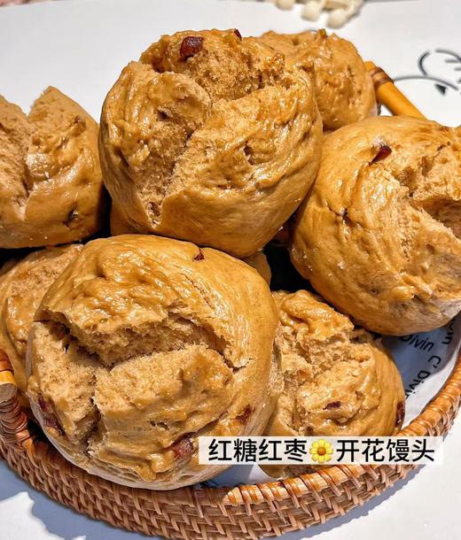 乐林-红糖红枣开花馒头860g 商品图1