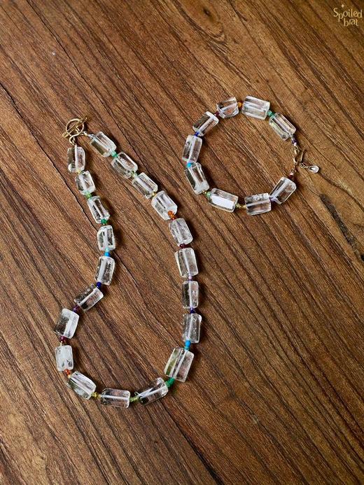 SpoiledBrat Jewelry天然白水晶项链 商品图5