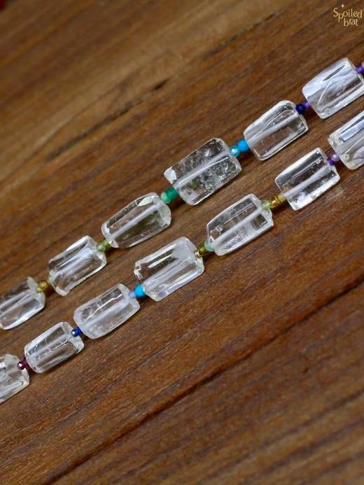 SpoiledBrat Jewelry天然白水晶项链 商品图3