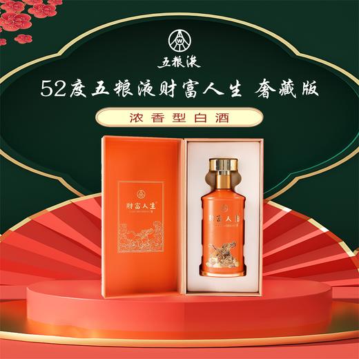 五粮液 财富人生 奢藏  52度 浓香型白酒 （单瓶装） 商品图0