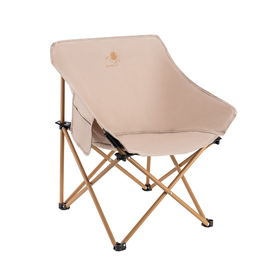 DM-2018扶手月亮椅-热带棕