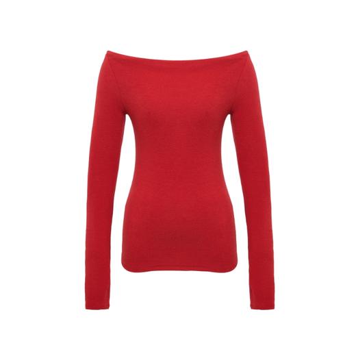 oneup一字领磨毛长袖 商品图5