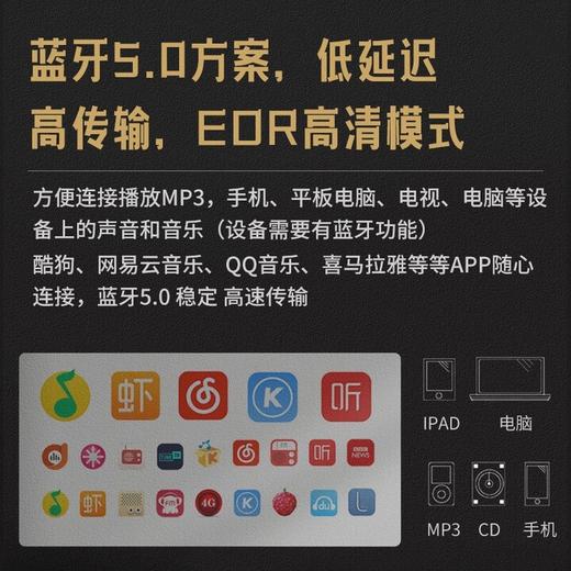 国际版本 飞利浦&Britz HIFI 电子管胆CD蓝牙桌面复古组合音响 商品图5
