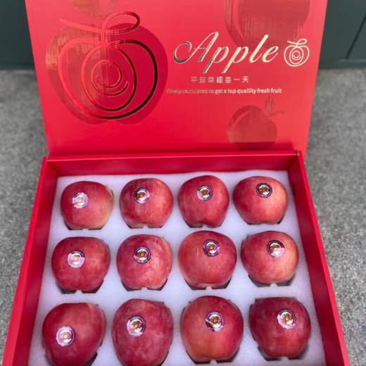 洛川红甜富士苹果12个 6斤   京东包邮 商品图0
