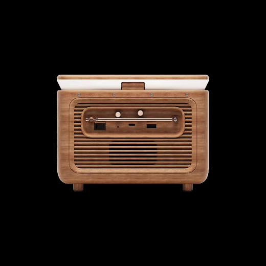 GOSIRY果子理 拾光宝盒八合一复古无线充助眠音箱-实木色 商品图1