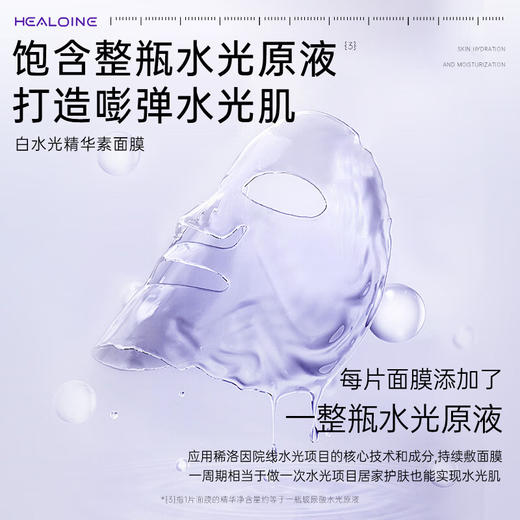 稀洛因保湿安瓶精华素面膜30g*10片 商品图5