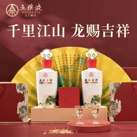 五粮液  龙赐吉祥 52度 浓香型白酒（双瓶礼盒装） 商品图3