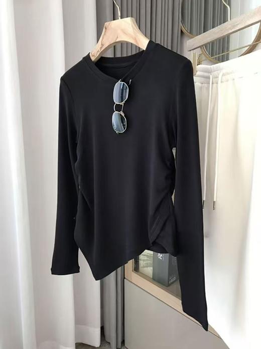 【自营】~王炸爆款 超好穿！！不规则抽褶ins风06666-喜出 商品图3