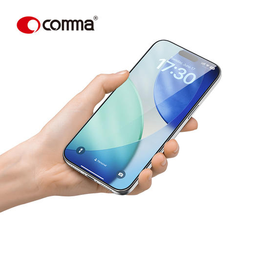COMMA珂玛 iPhone 系列 盾威系列高清 AR 增透秒贴钢化膜自助贴膜-17 系列 商品图3