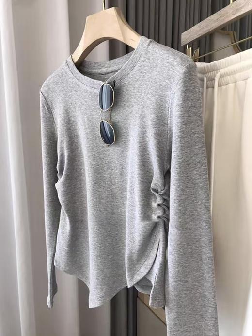 【自营】~王炸爆款 超好穿！！不规则抽褶ins风06666-喜出 商品图4