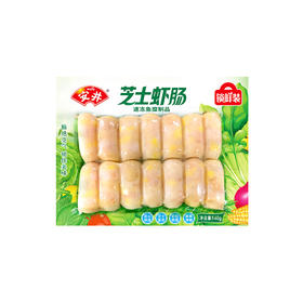 安井锁鲜装芝士虾肠140g