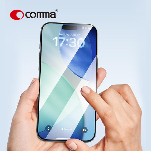 COMMA珂玛 iPhone 系列 盾威系列高清秒贴钢化膜自助贴膜-17 系列 商品图3