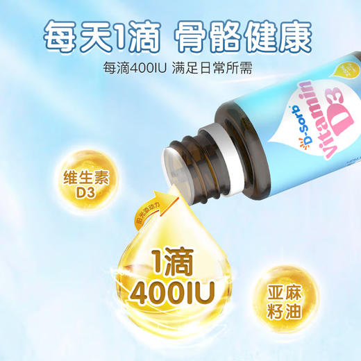 滴适宝维生素D3  400IU（2.8ml） 商品图1