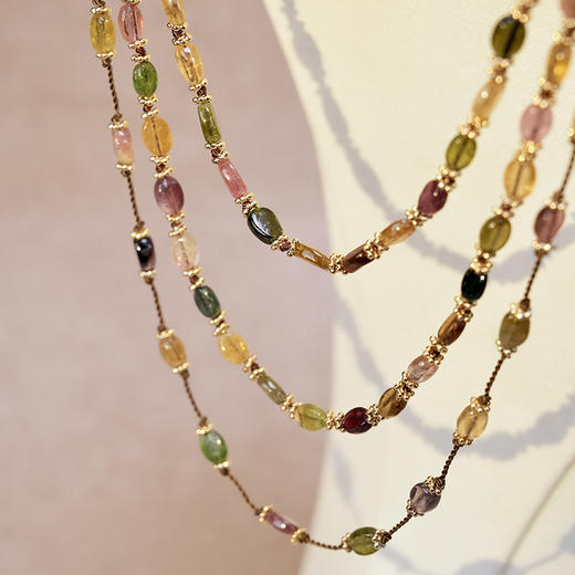 订购8周到｜Tityaravy-Tulsi-彩色 碧玺 项链［法国设计师］ 商品图4