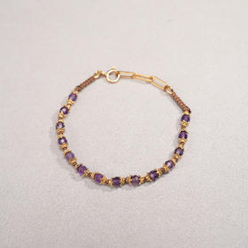 订购8周到｜Tityaravy-Kamilah-紫水晶 串珠 手链［法国设计师］