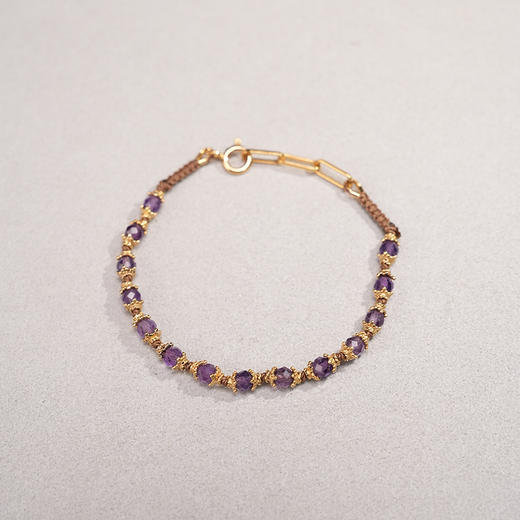 订购8周到｜Tityaravy-Kamilah-紫水晶 串珠 手链［法国设计师］ 商品图0