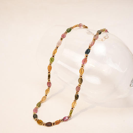 订购8周到｜Tityaravy-Jati-彩色 碧玺 串珠 项链［法国设计师］ 商品图0