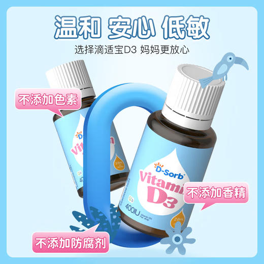滴适宝维生素D3  400IU（2.8ml） 商品图2