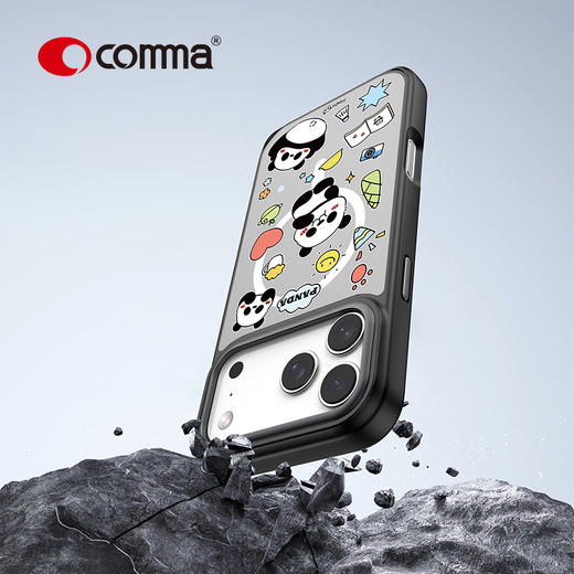 COMMA珂玛 iPhone 系列 文创系列拼贴防摔磁吸保护壳-17 系列 商品图0