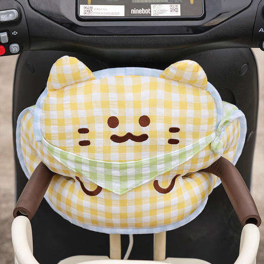 自然醒方巾格子喵儿童防撞垫QYL 商品图10