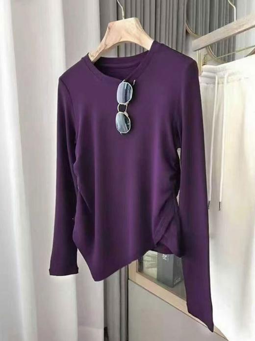 【自营】~王炸爆款 超好穿！！不规则抽褶ins风06666-喜出 商品图6