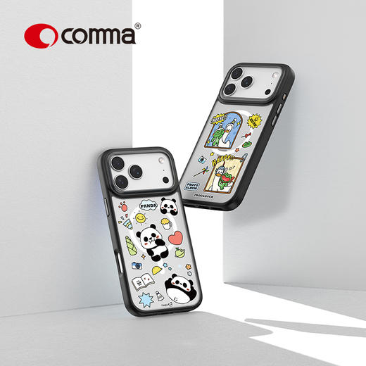 COMMA珂玛 iPhone 系列 文创系列拼贴防摔磁吸保护壳-17 系列 商品图4