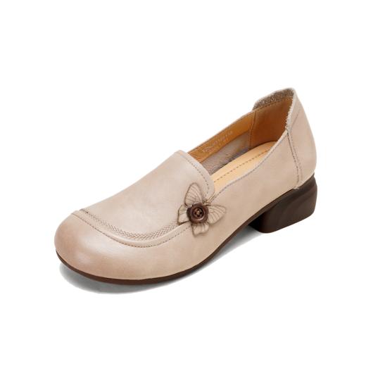 西村名物2025年秋季新款舒适软底软面百搭深口单鞋乐福鞋T25CM31251 商品图10