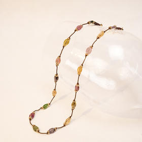 订购8周到｜Tityaravy-Tulsi-彩色 碧玺 项链［法国设计师］