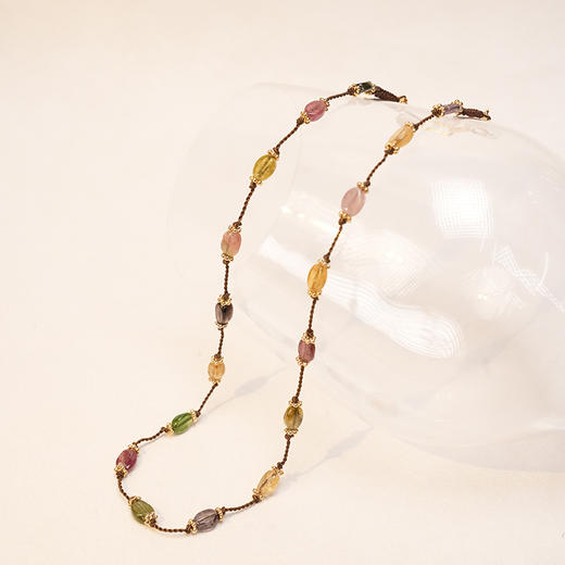 订购8周到｜Tityaravy-Tulsi-彩色 碧玺 项链［法国设计师］ 商品图0